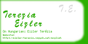 terezia eizler business card