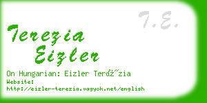 terezia eizler business card